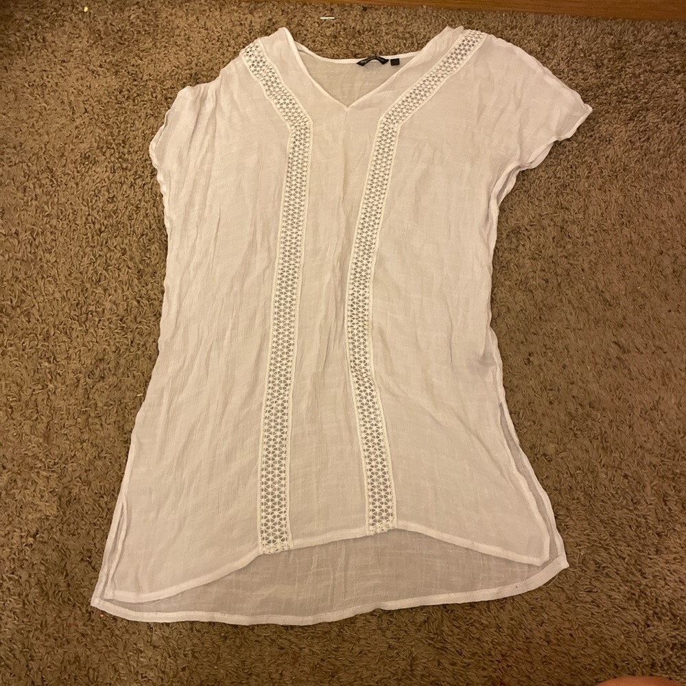 Mystique Boutique White Tunic Top